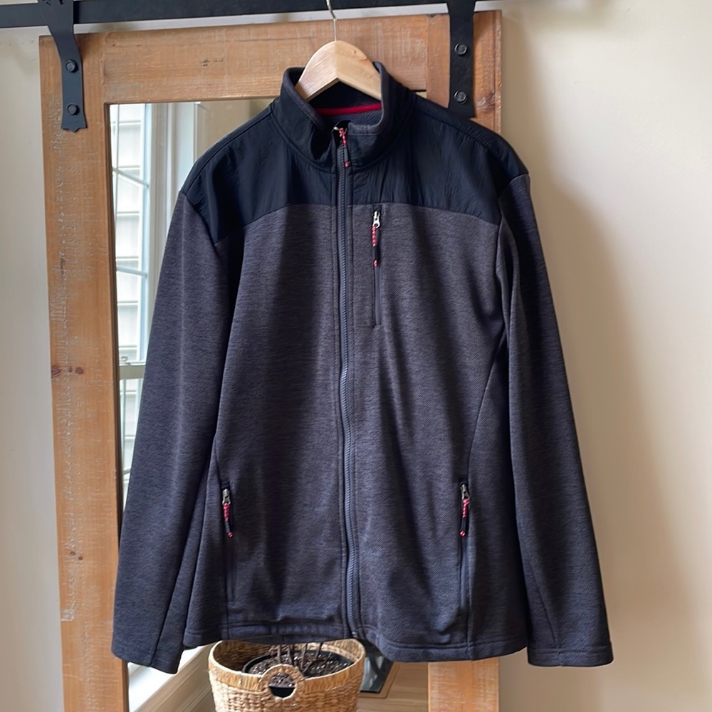Orvis Fleece Lined Zip up Lightweight Jacket Size L